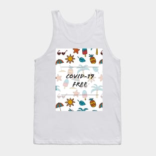 Covid-19 free mask! Tank Top